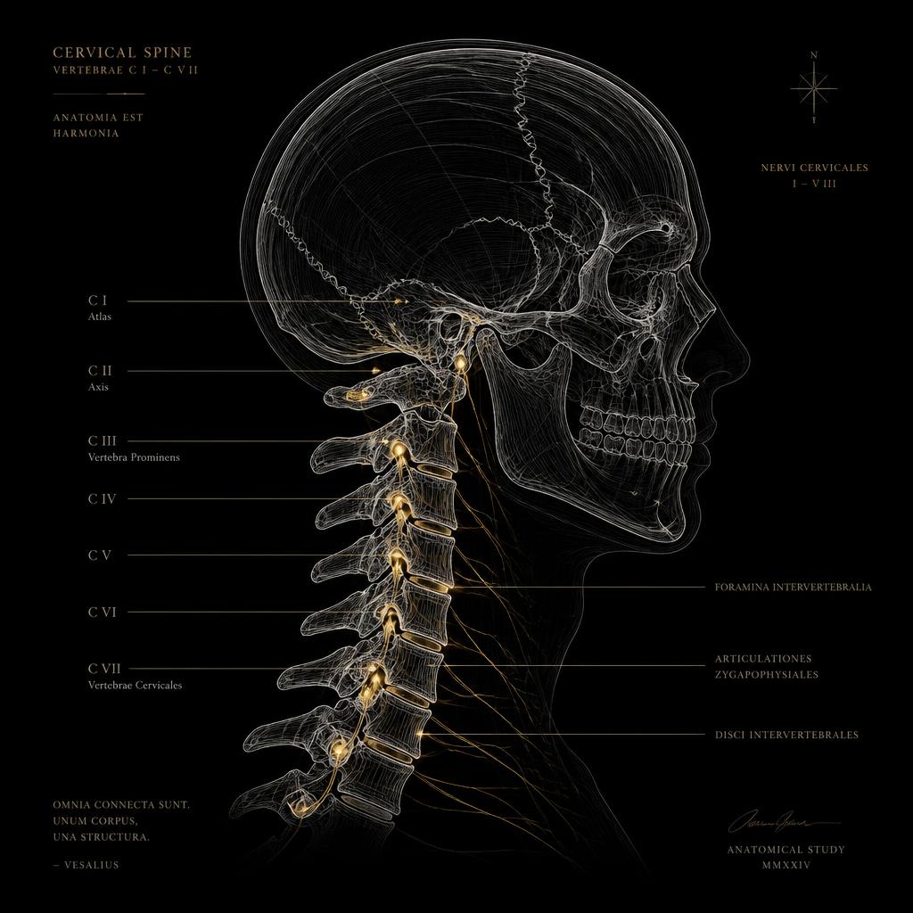 Cervical spine anatomical study